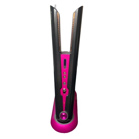 Dyson Other - Dyson Corrale Hair Straightener HS03 Fuchsia Pink With Charging Base & Adapter